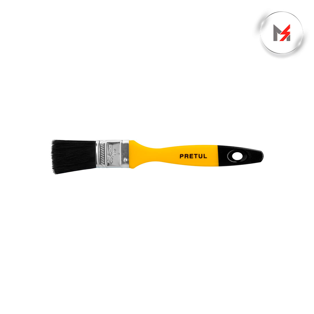 BROCHA CON MANGO DE PLASTICO 1 PRETUL TRUPER 21524 - Mersol Sureste México