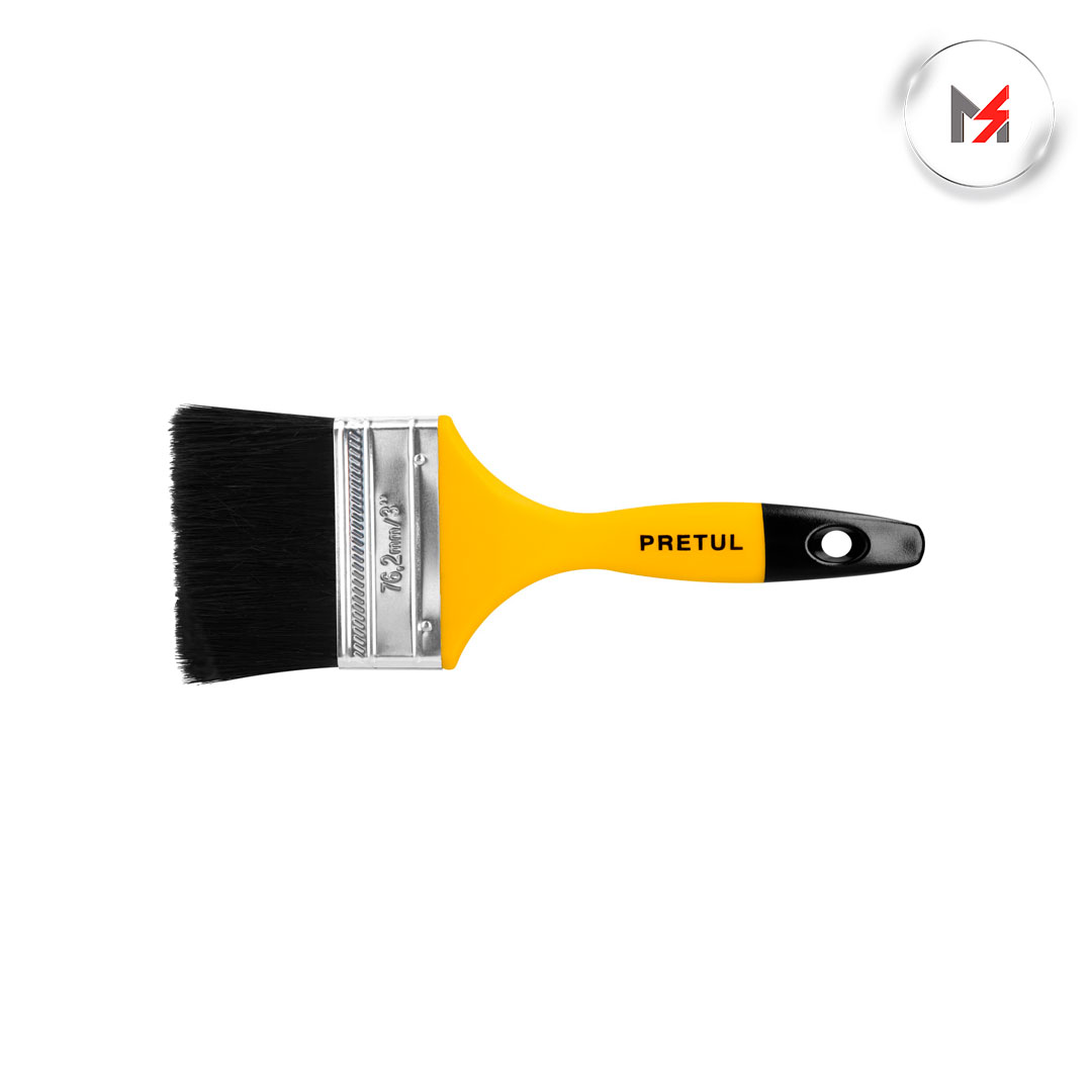 BROCHA 3 PULG USO GENERAL MANGO PLASTICO PRETUL TRUPER 21528 - Mersol Sureste México