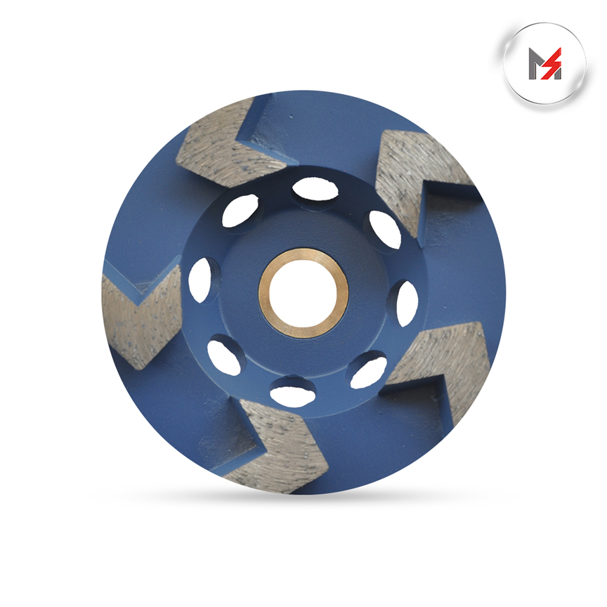 COPA DIAMANTE SEGMENTADO TIPO FLECHA 4 X 7/8 FASTCUT AUSTROM