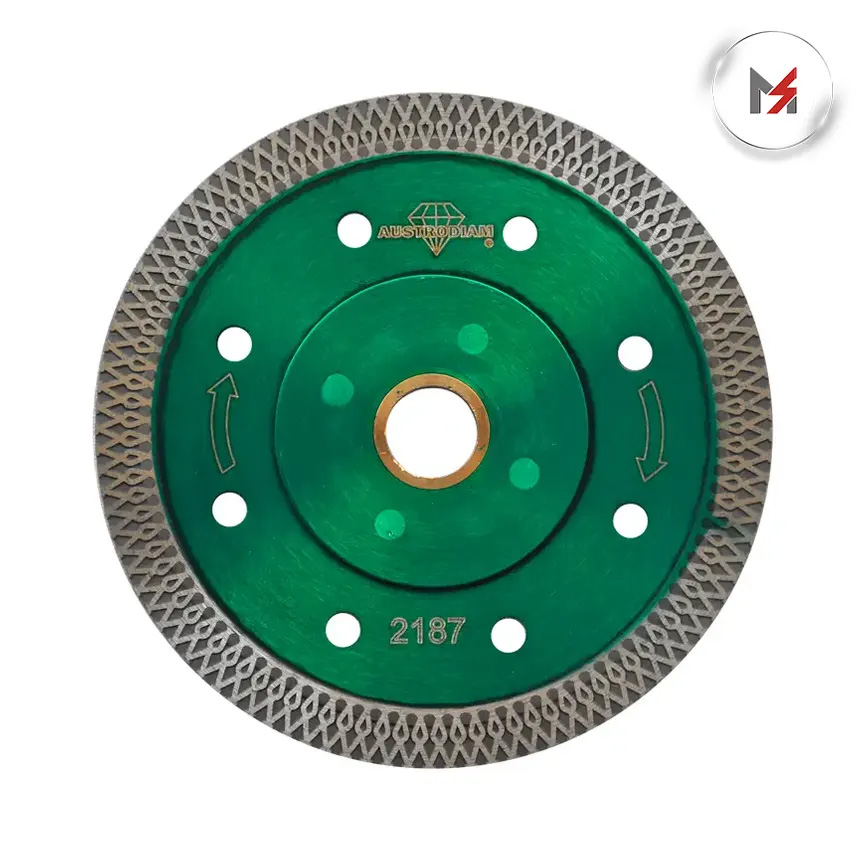 DISCO DIAMANTE TURBO 4-1/2x0050x7/8 VERDE PLATINO DDT AUST