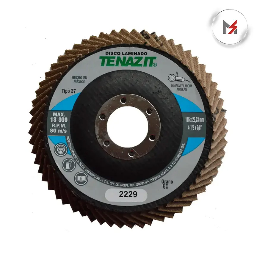 DISCO LAMINADO FLEXI-LAM GRANO 60 4-1/2X7/8  AUSTROMEX AUSTROMEX 2229 - Mersol Sureste México