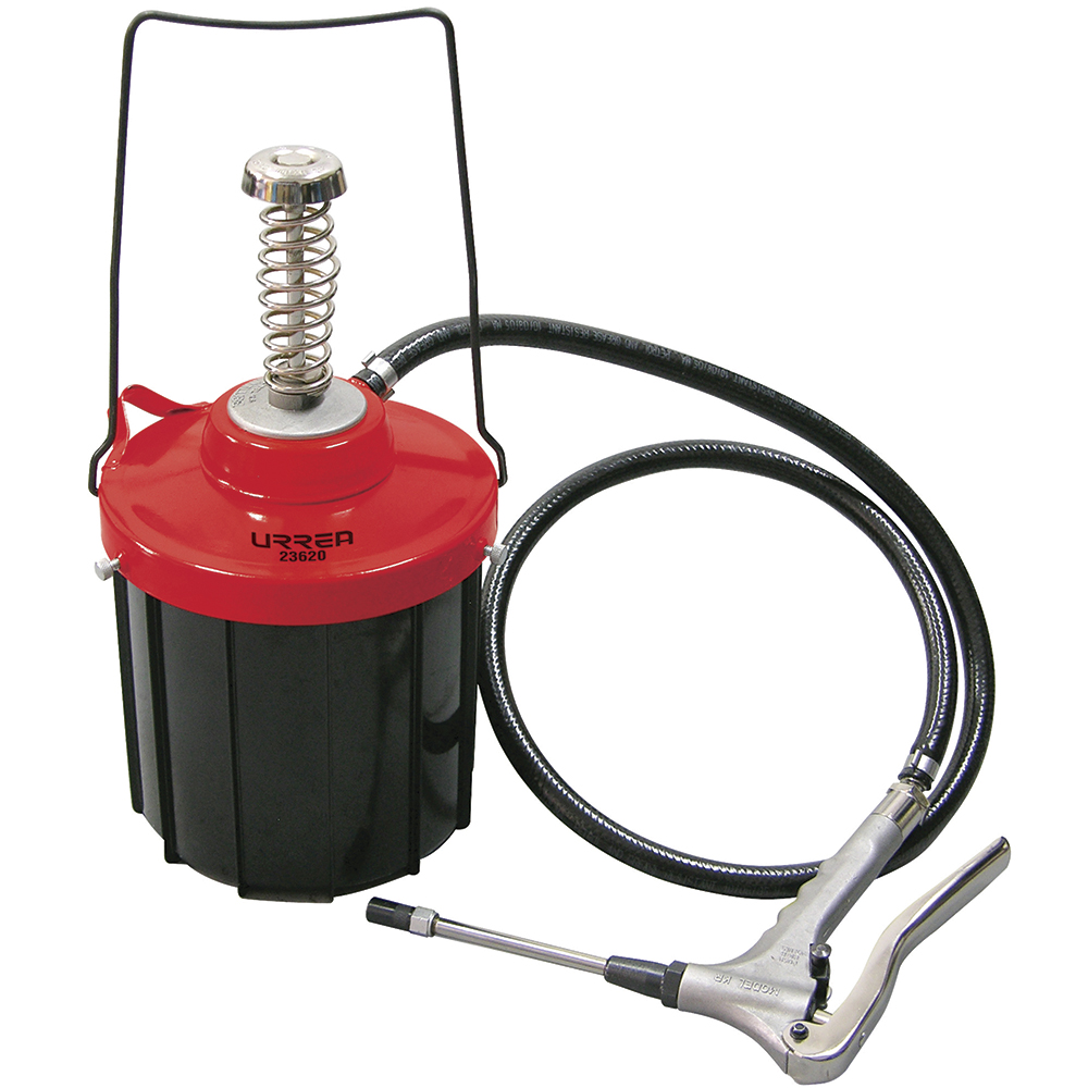 INYECTOR DE GRASA MANUAL CON CUBETA DE 5 KG URREA URREA 23620 - Mersol Sureste México