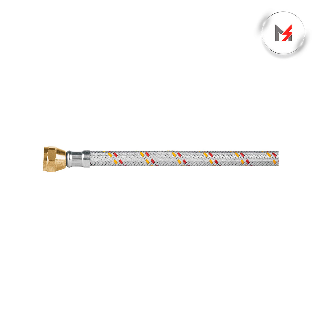 MANGUERA PARA GAS ALUMINIO 3/8 X 100 CM  BASICX FOSET TRUPER 24061 - Mersol Sureste México