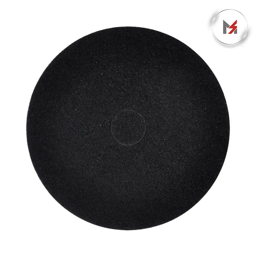 DISCO DE FIBRA NEGRO 483MM PARA PISOS SUPER LIMPIEZA AUSTROM AUSTROMEX 2431 - Mersol Sureste México