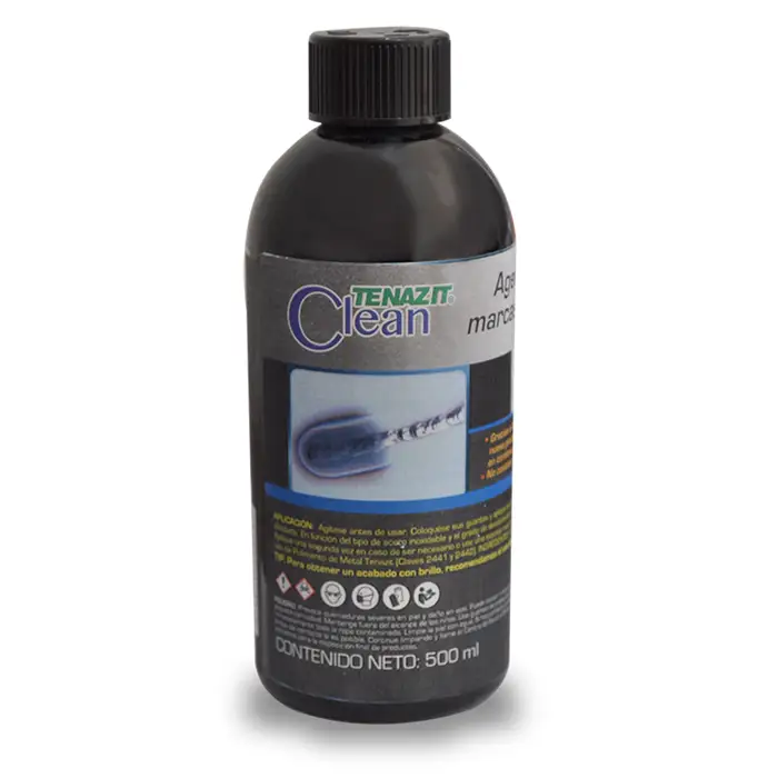 LIQUIDO LIMPIADOR PARA MARCAS DE SOLDADURA EN ACERO INOX DE 500 ML TENAZIT CLEAN AUSTROMEX 2492 - Mersol Sureste México