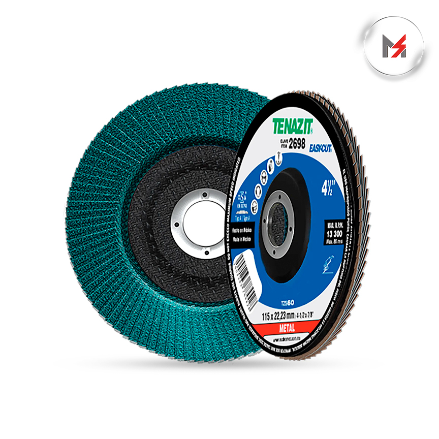 DISCO LAMINADO 4-1/2 x 7/8 TZS-60 GRANO 60 ZIRCONIO AUSTROME AUSTROMEX 2698 - Mersol Sureste México