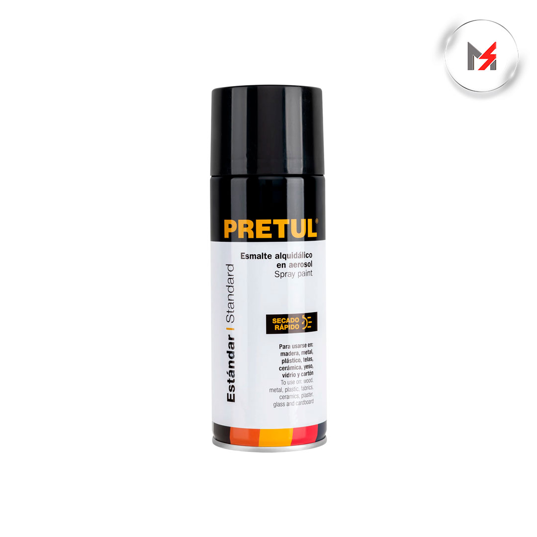 AEROSOL NEGRO MATE 400ML PETRUL TRUPER 27172 - Mersol Sureste México