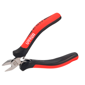 PINZA PARA ELECTRONICA ANTIESTATICA CORTE DIAGONAL DE 4-1/2 URREA 28140X - Mersol Sureste México