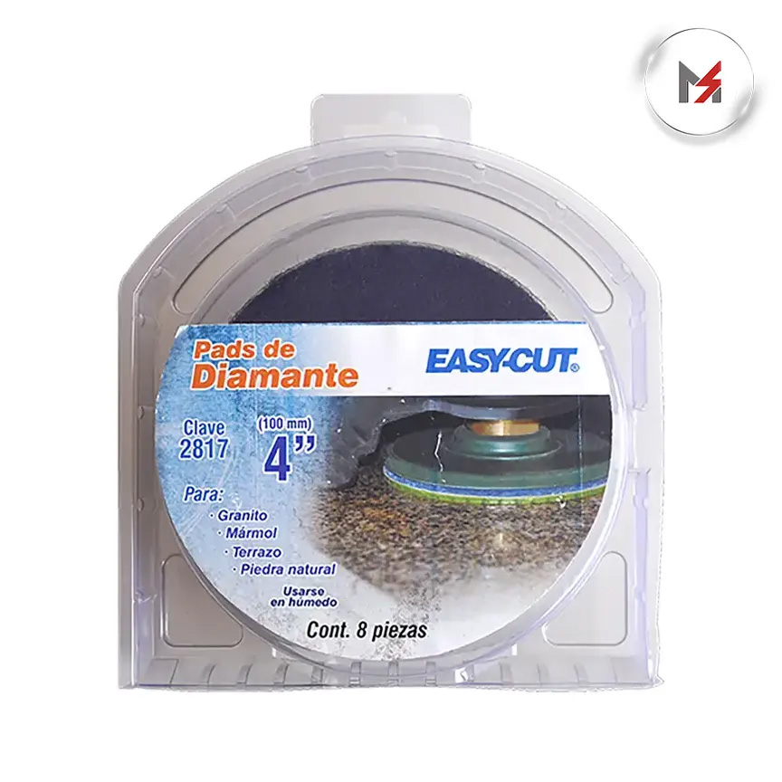 KIT PAT DE DIAMANTE 100MM PARA PULIDO DE MARMOL EASYCUT AUST