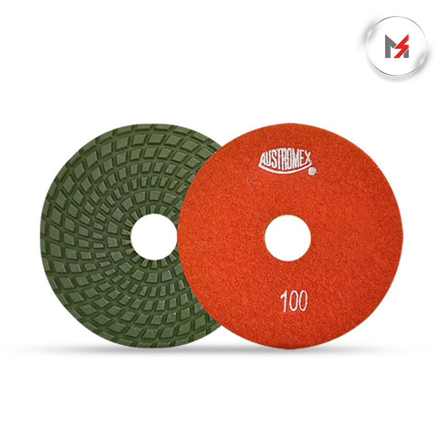 PAD DIAMANTE VELCRO 4 G-100-ROJO MOD. 2871