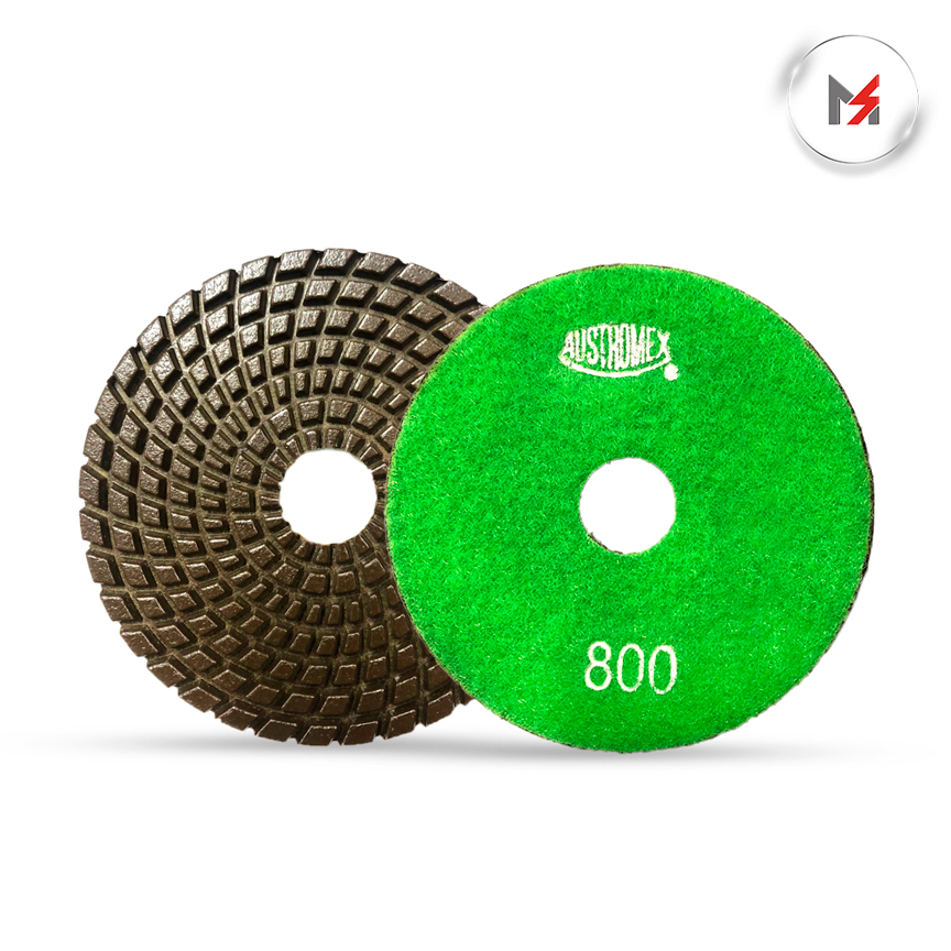 PAD DIAMANTE VELCRO 4 G-800-VERDE MOD. 2874