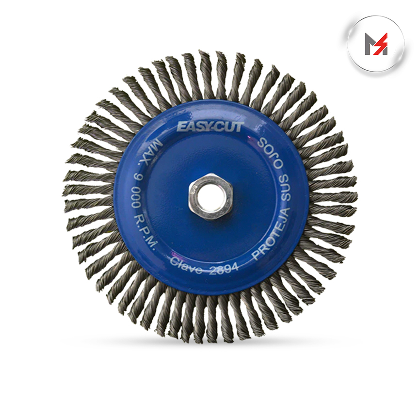 CEPILLO CIRCULAR ALAM. TRENZADO 7 x 0.020 x 5/8-11H  EASY AUSTROMEX 2894 - Mersol Sureste México