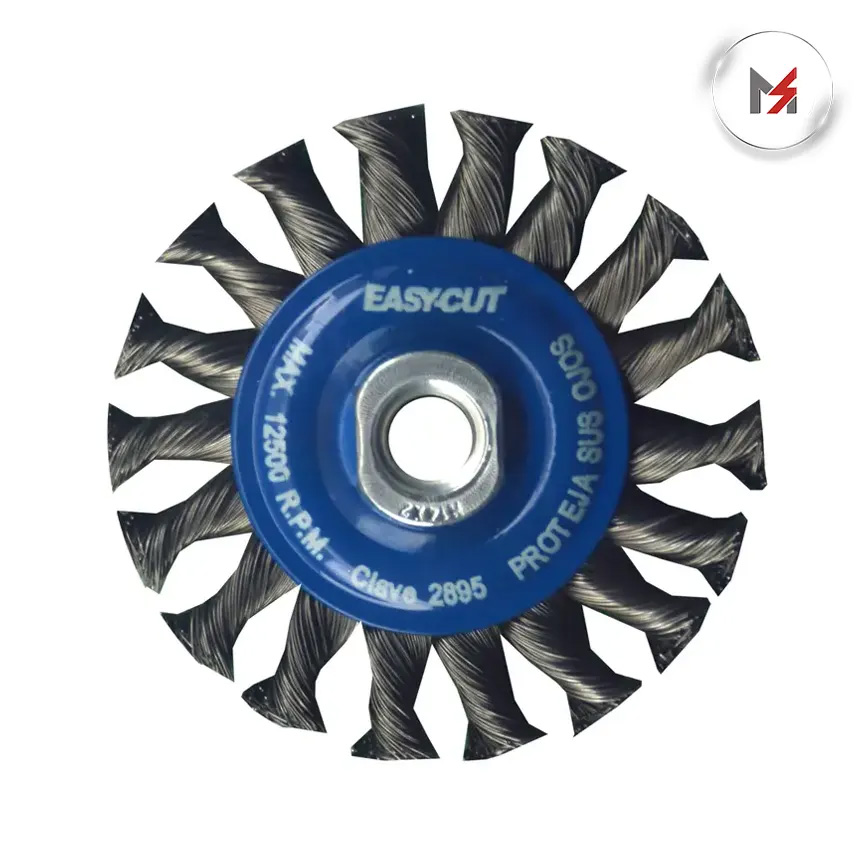 CEPILLO CIRCULAR ALAM. TRENZADO 4 x 0.014 x M14-2  EASY CUT AUSTROMEX 2895 - Mersol Sureste México