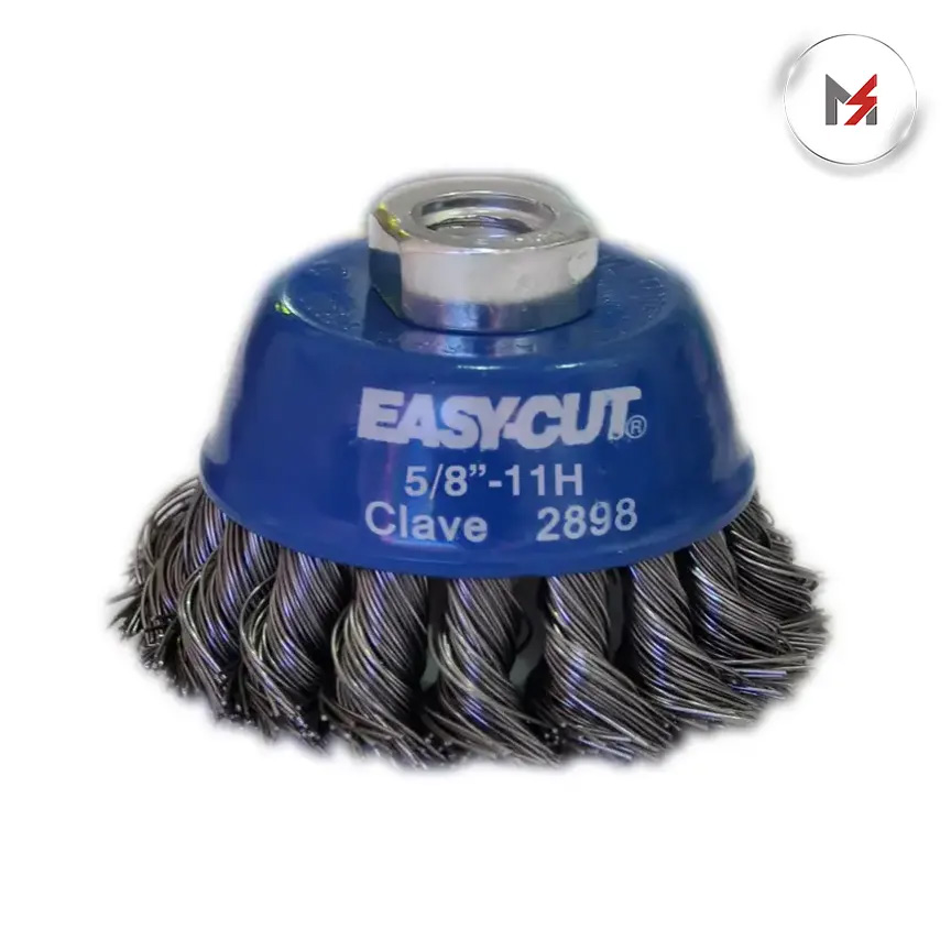 CEPILLO COPA ALAM. TRENZADO 3 x 0.020 x 5/8-11 EASY CUT AUST AUSTROMEX 2898 - Mersol Sureste México