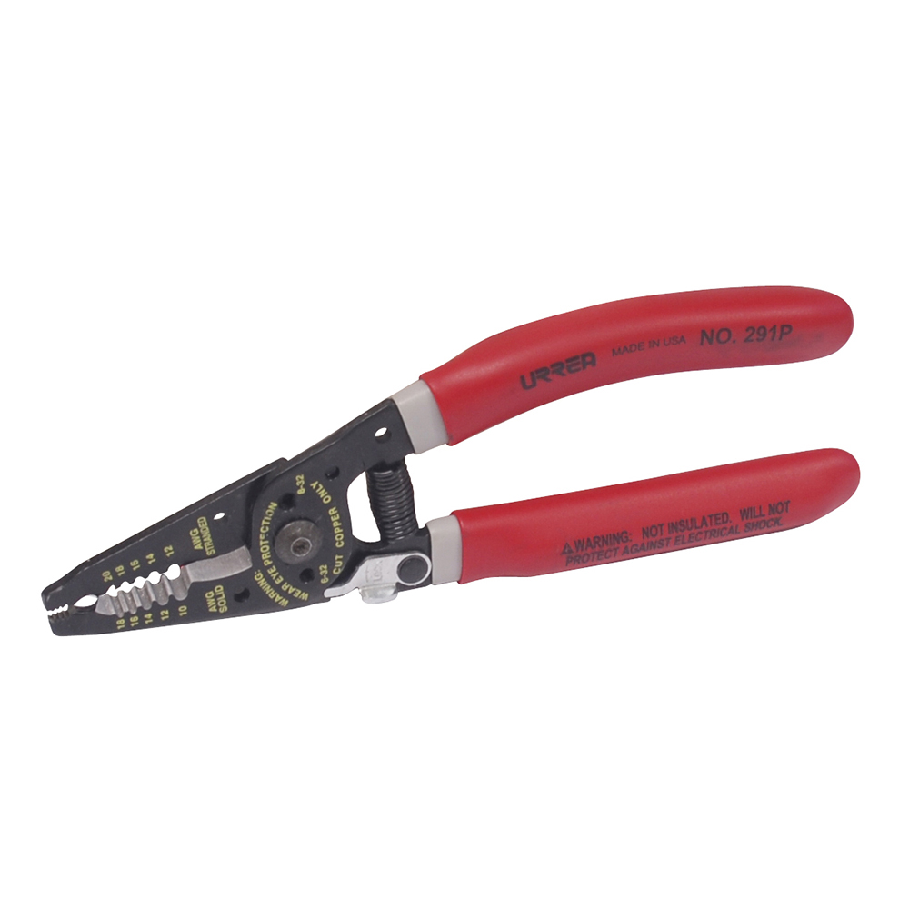 PINZA PELACABLE 10-20AWG ERGONOMICA URREA URREA 291P - Mersol Sureste México
