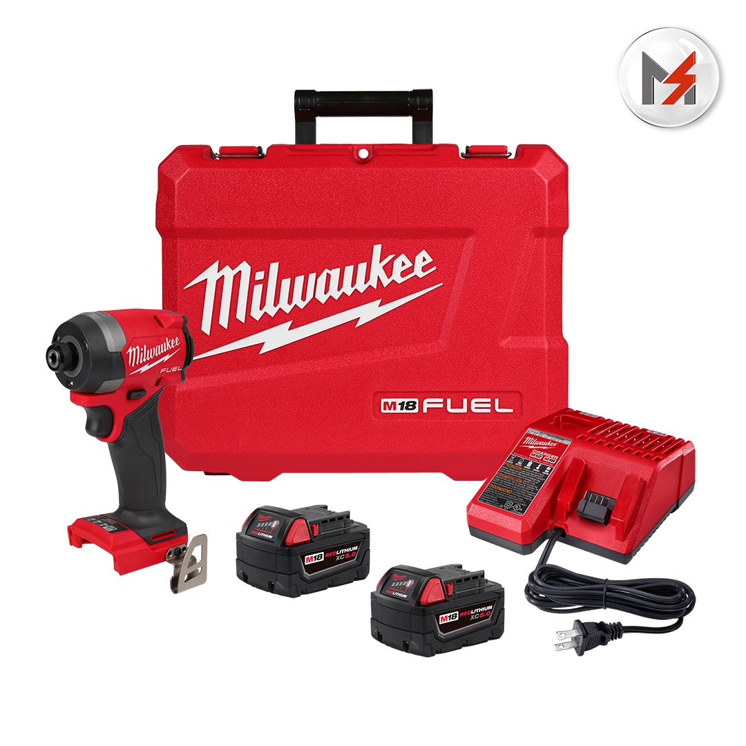 KIT DESARTONILLADOR DE IMPACTO M18 FUEL DE 1/4" MILWAUKEE MILWAUKEE 2953-22 - Mersol Sureste México