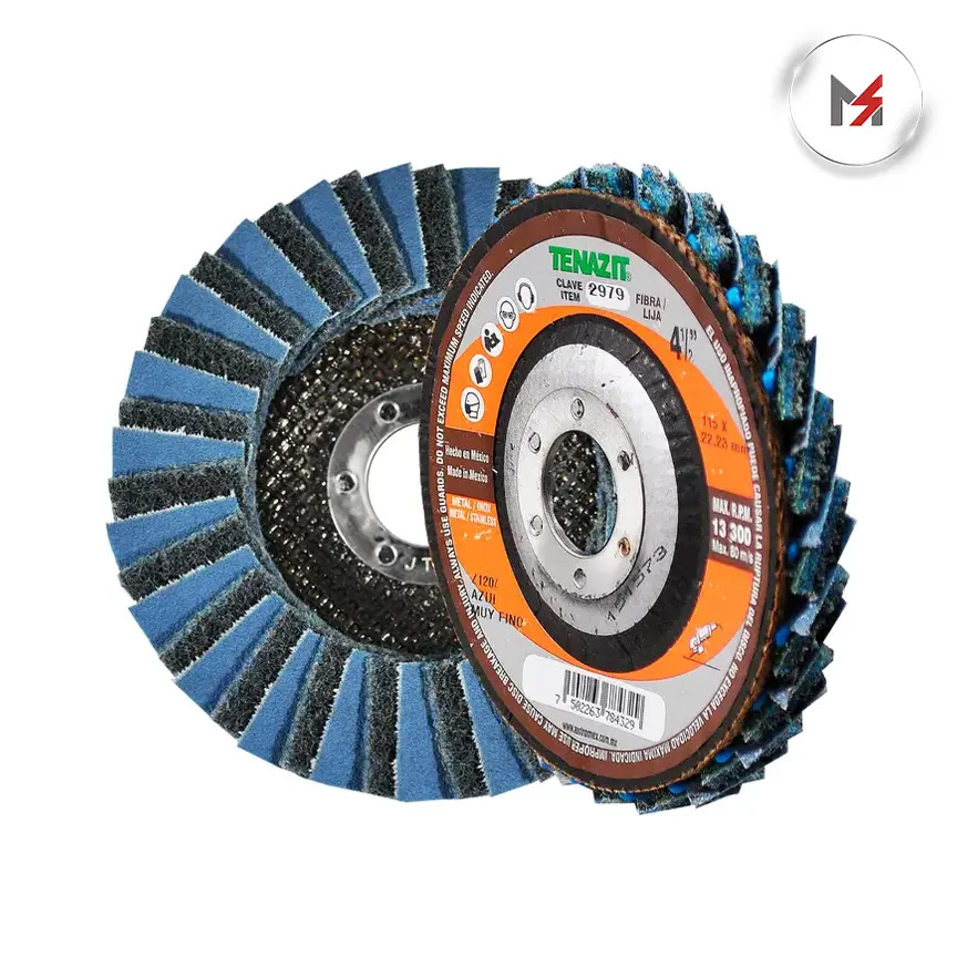 DISCO LAMINADO FIBRA/LIJA G-80 4-1/2 X 7/8 AUSTROMEX AUSTROMEX 2979 - Mersol Sureste México