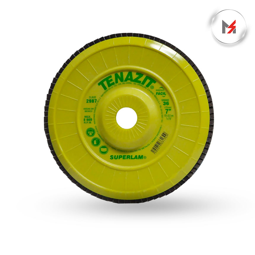 DISCO LAMINADO SUPERLAM G-36 7in X 7/8in TENAZIT AUSTROMEX AUSTROMEX 2987 - Mersol Sureste México