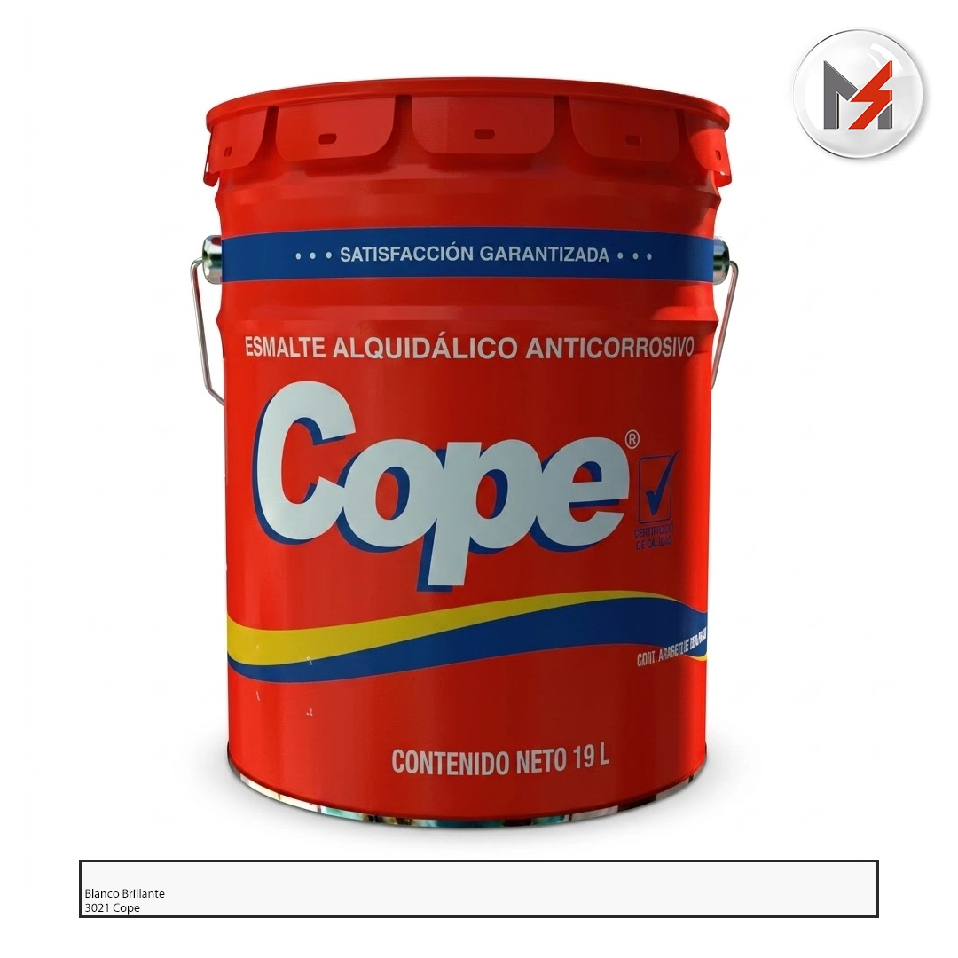 ESMALTE BRILLANTE SECADO RAPIDO BLANCO OSEL COPE CUBETA OSEL 3121-Q - Mersol Sureste México