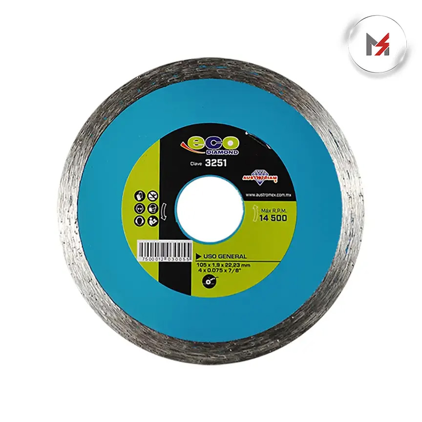 DISCO DIAMANTE RIN CONTINUO/ECO DIAMOND 4in GRAL Y MARMOL