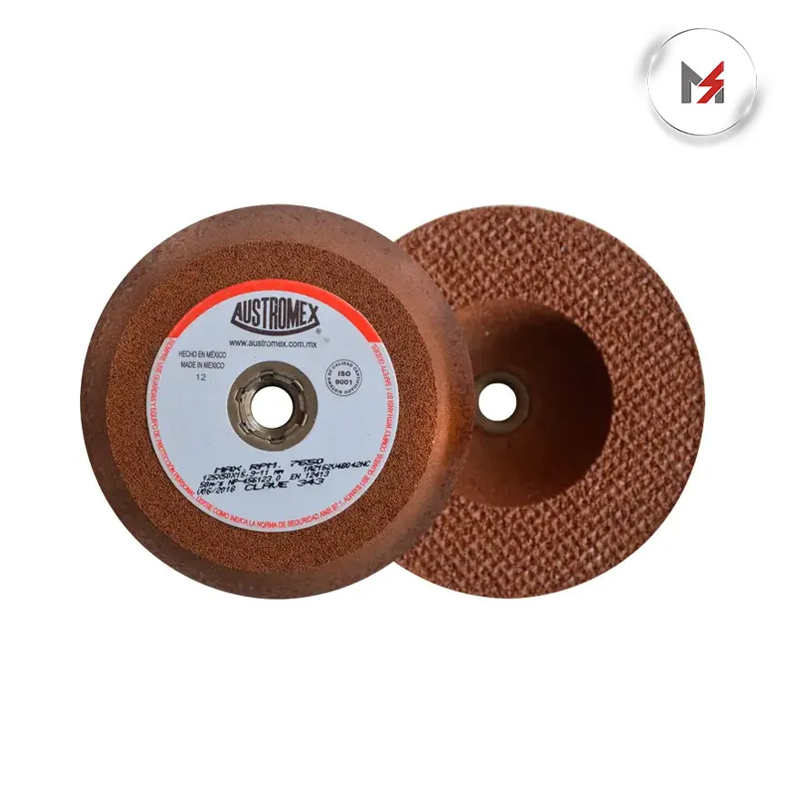 COPA DESBASTE METAL 5inx2inx5/8in-11H OXI.AULM. Y ZIRCONIO AUST AUSTROMEX 343 - Mersol Sureste México