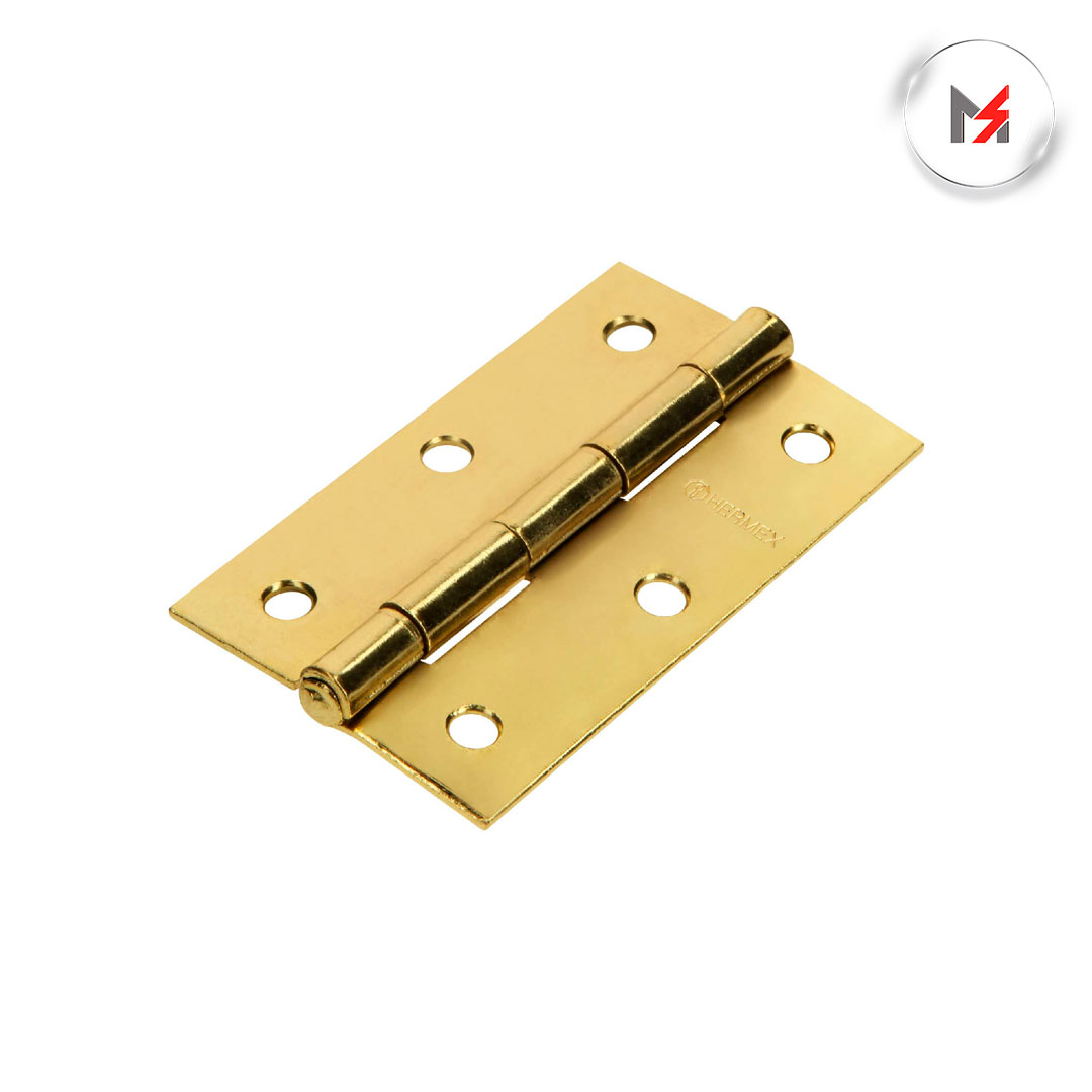 BISAGRA RECTANGULAR 3-1/2 ACERO LATON TRUPER 43197 - Mersol Sureste México