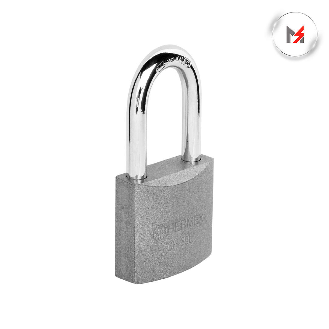 CANDADO HIERRO 38MM LARGO HERMEX TRUPER 43323 - Mersol Sureste México