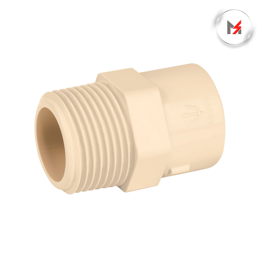 CONECTOR MACHO DE CPVC 3/4 TRUPER