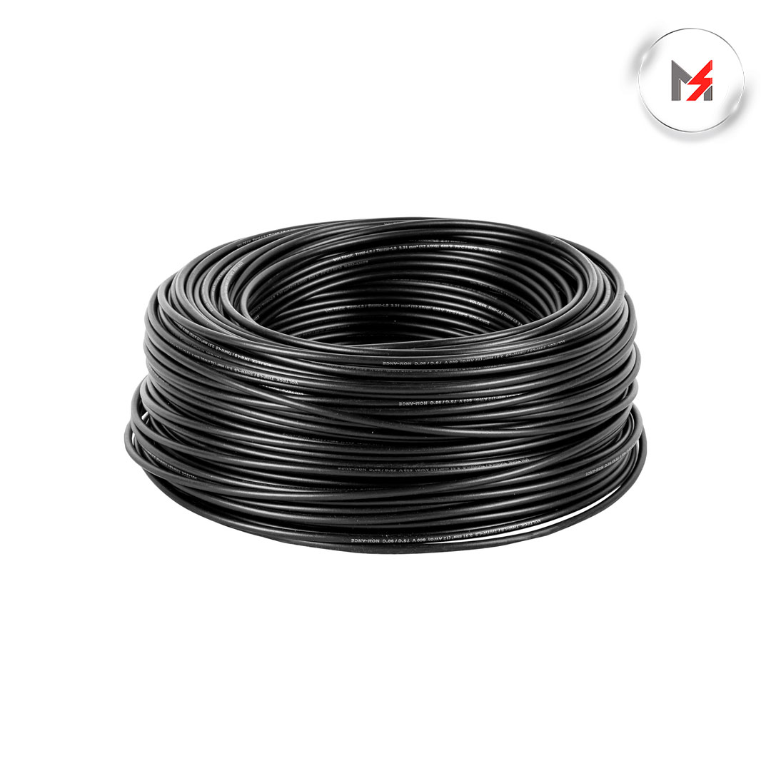 CABLE THHW-LS 12 AWG  NEGRO 100 X VOLTECK TRUPER 46052 - Mersol Sureste México