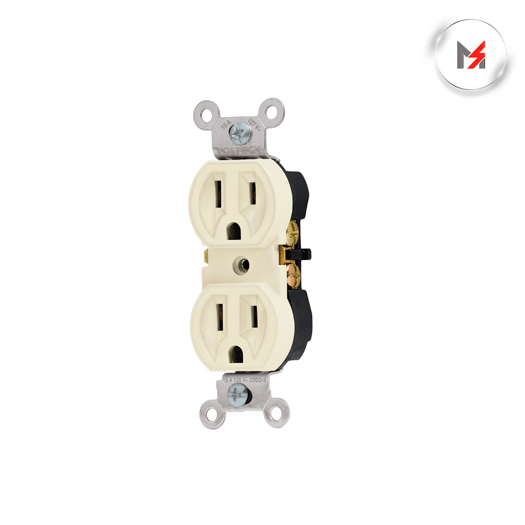 CONTACTO DUPLEX 2 POLOS 3 HILOS LINEA STD TRUPER