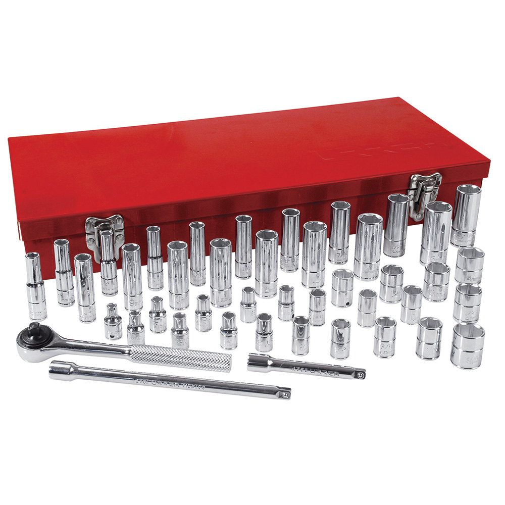 JGO. 44 DADOS Y ACCESORIOS COMBINADOS 1/4in URREA URREA 4700A - Mersol Sureste México