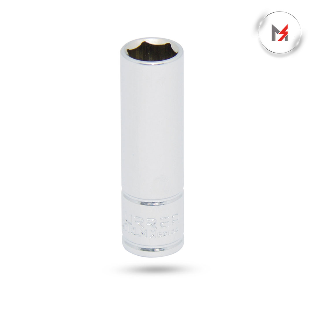 DADO 1/4in LARGO 6 PUNTAS 9 MM URREA URREA 4709LM - Mersol Sureste México