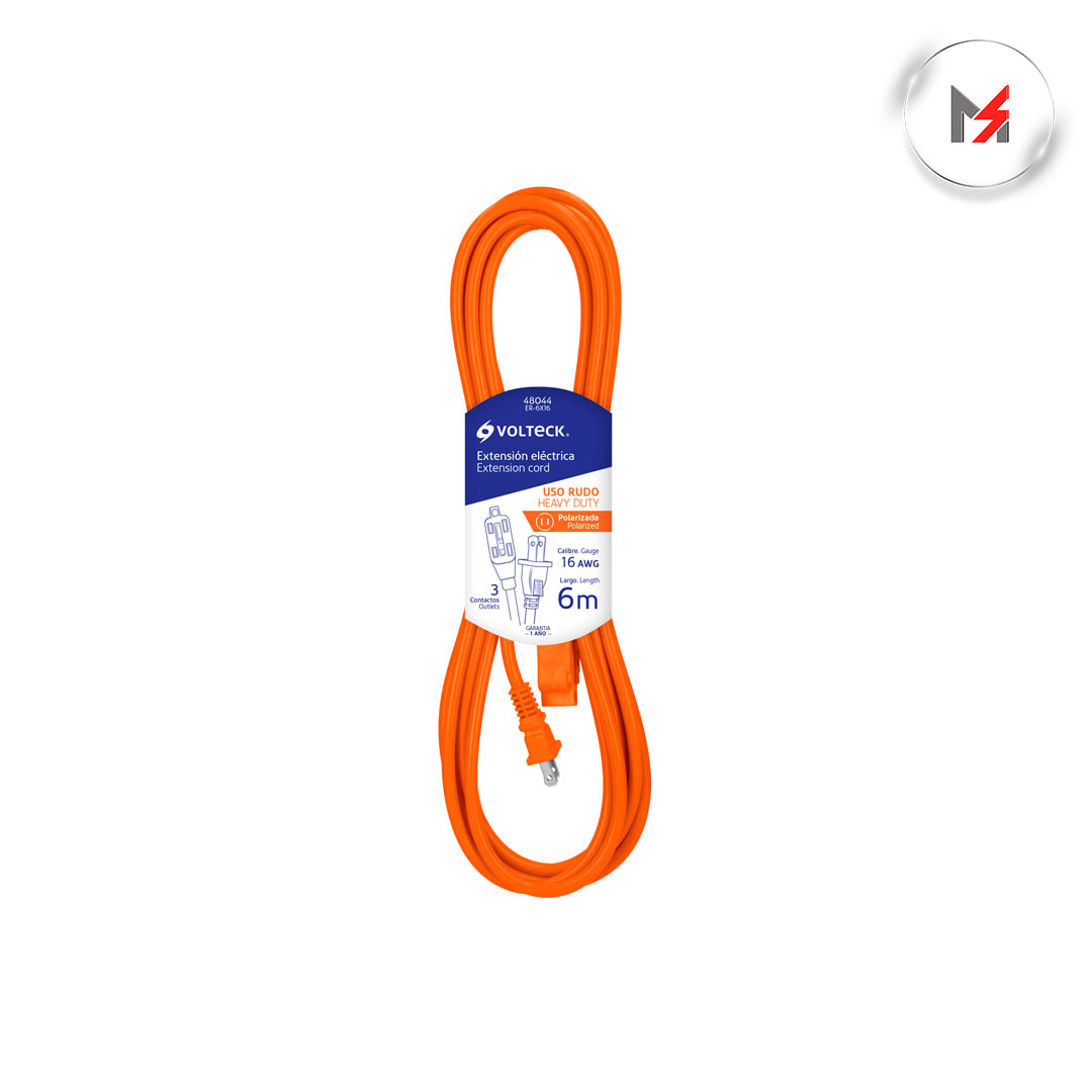 EXTENSION ELECT USO RUDO 6 M CAL. 16 X VOLTECK TRUPER 48044 - Mersol Sureste México