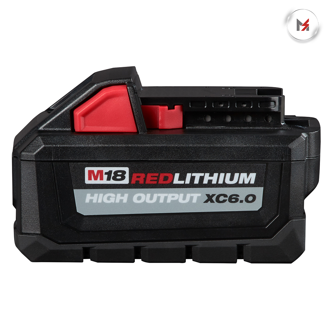BATERIA REDLITHIUM M18 GRAN POTENCIA HD 6.0 AMP MILWAUKEE MILWAUKEE 48111865 - Mersol Sureste México
