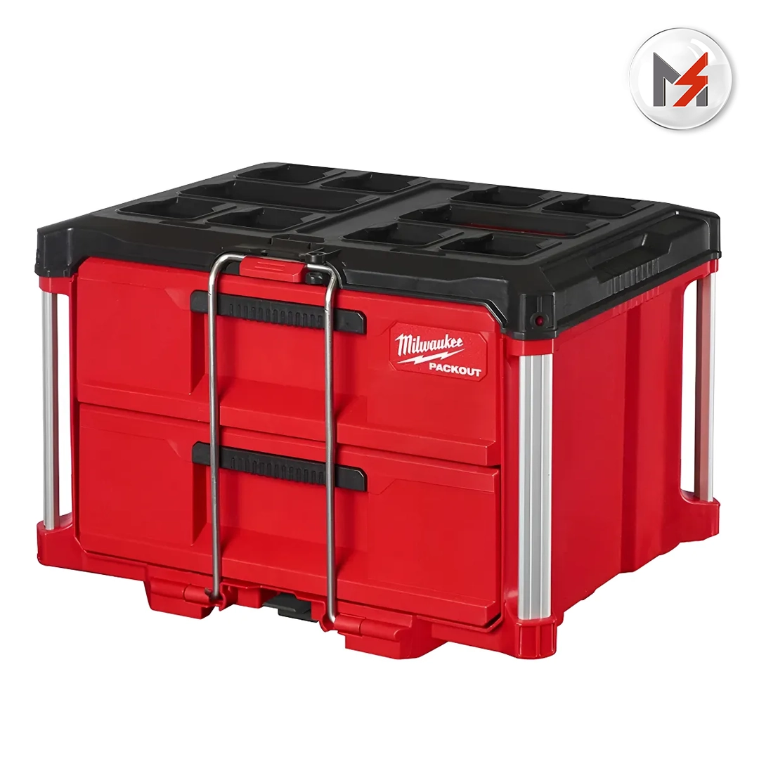 CAJA DE HERRAMIENTAS DE 2 CAJONES PACKOUT MILWAUKEE