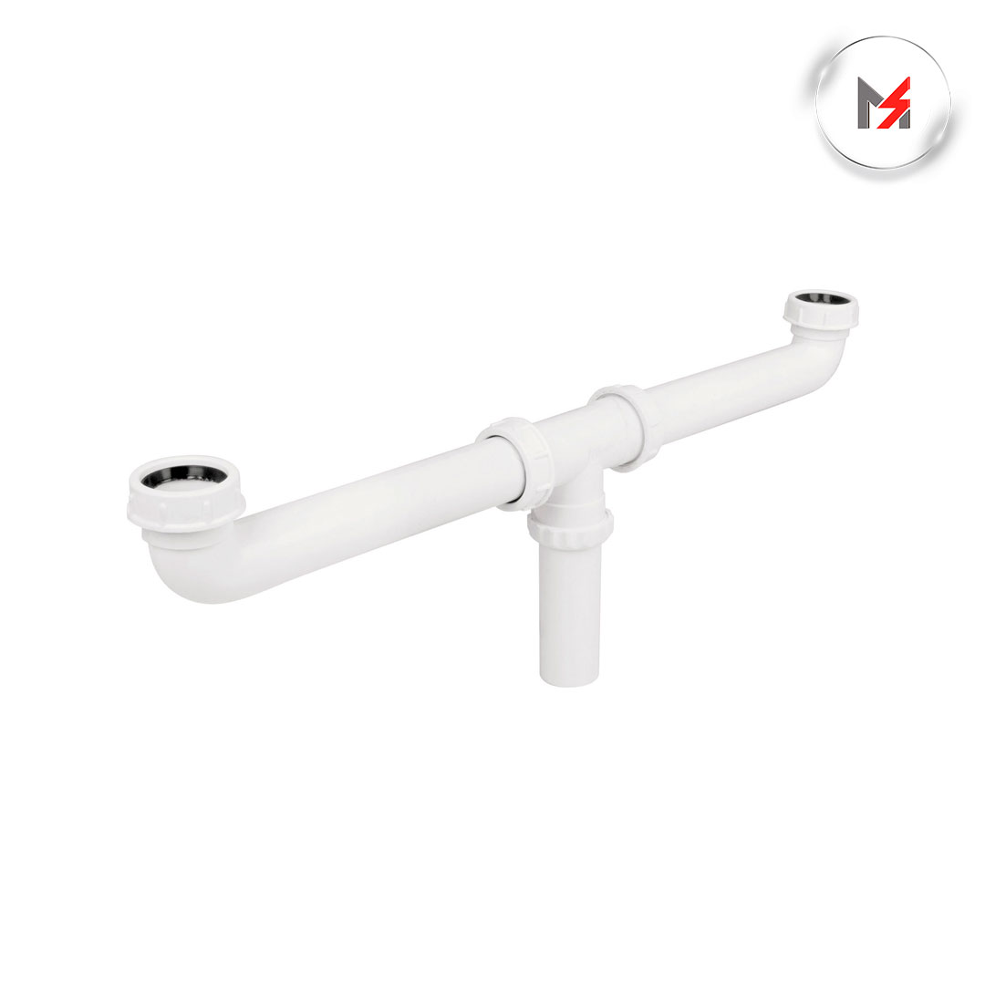 CESPOL POLIPROPILENO DOBLE PARA FREGADERO 1-1/2 TRUPER TRUPER 48338 - Mersol Sureste México