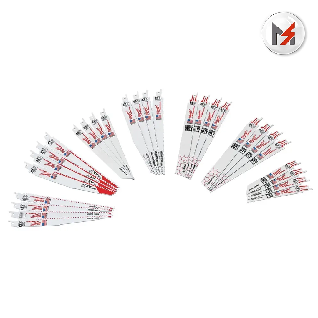 SEGUETA SAWZALL DE DEMOLICION SET 32 PZAS MILWAUKEE MILWAUKEE 49221132 - Mersol Sureste México