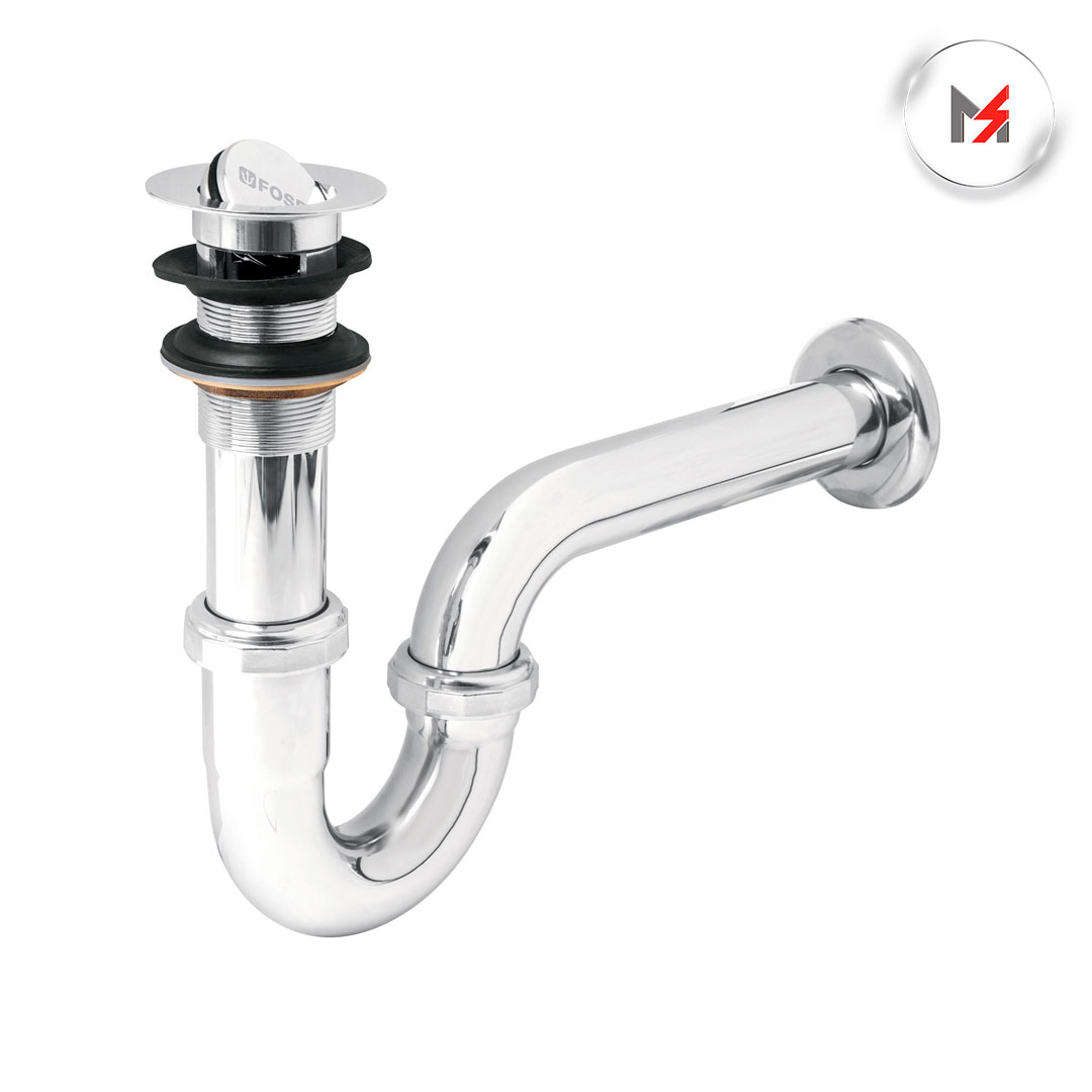 CESPOL LATON CROMADO P/LAVABO TIPO MONEDA FOSET TRUPER 49337 - Mersol Sureste México