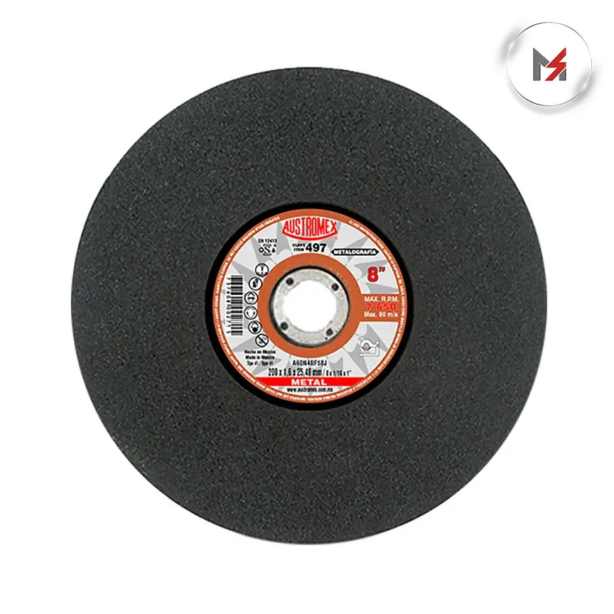 DISCO ABRASIVO PARA CORTES 8 x 1/16 x 1 AUSTROMEX AUSTROMEX 497 - Mersol Sureste México