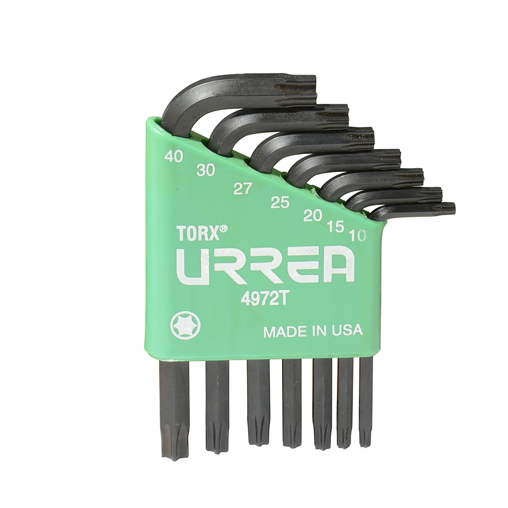 JGO. 7 LLAVES HEXAGONALES inLin TORX RACK URREA URREA 4972T - Mersol Sureste México