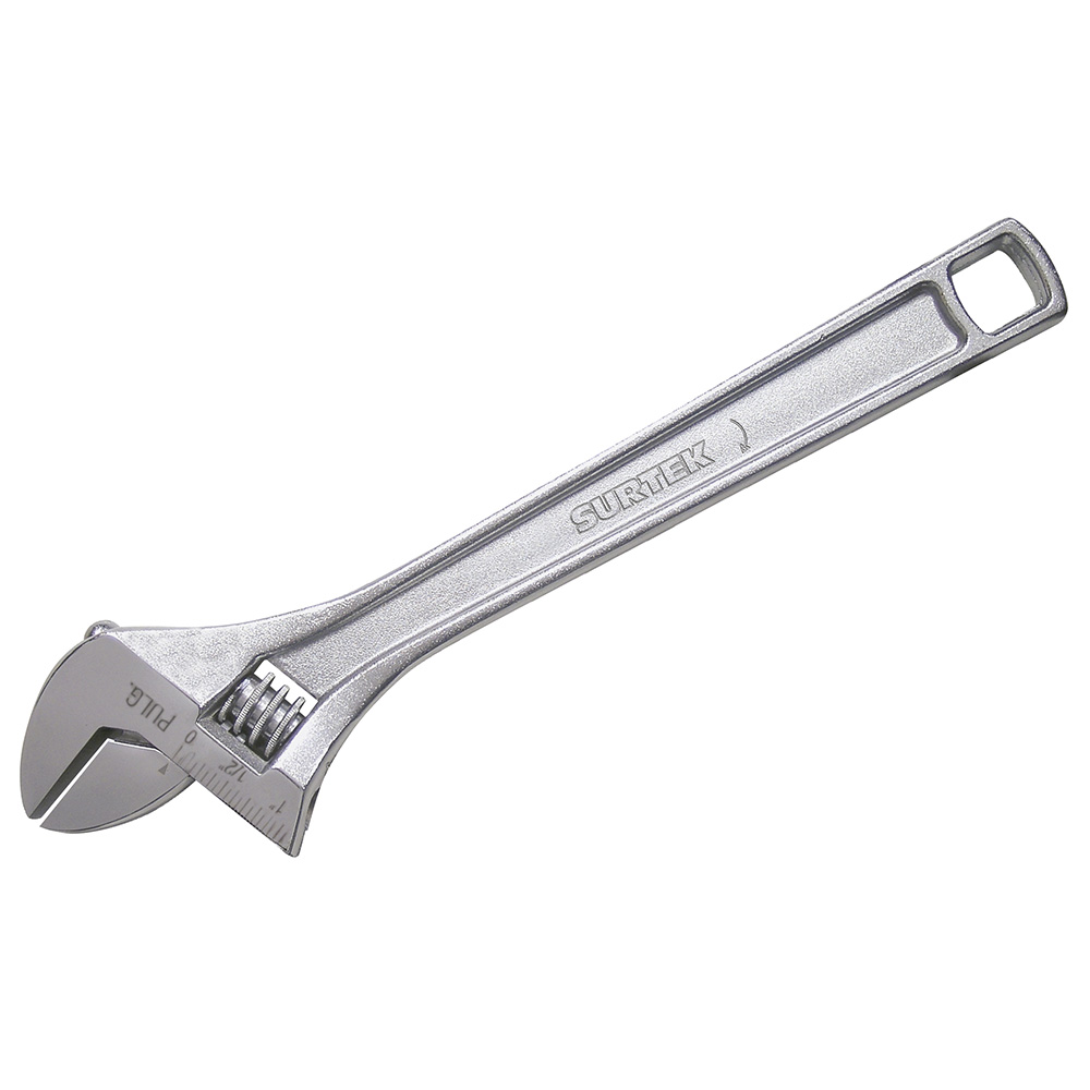 LLAVE AJUSTABLE 6in CROMADA SURTEK SURTEK 506 - Mersol Sureste México