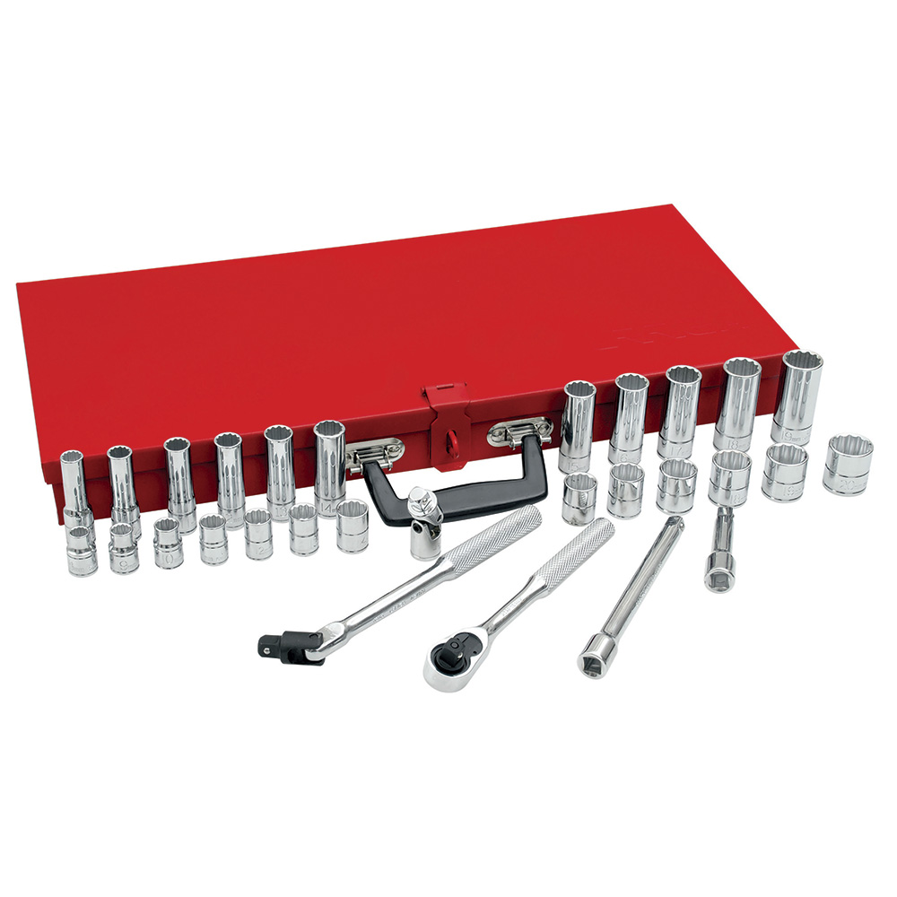 JGO. 30 DADOS LARGOS ACCESORIOS 3/8in URREA URREA 52222 - Mersol Sureste México