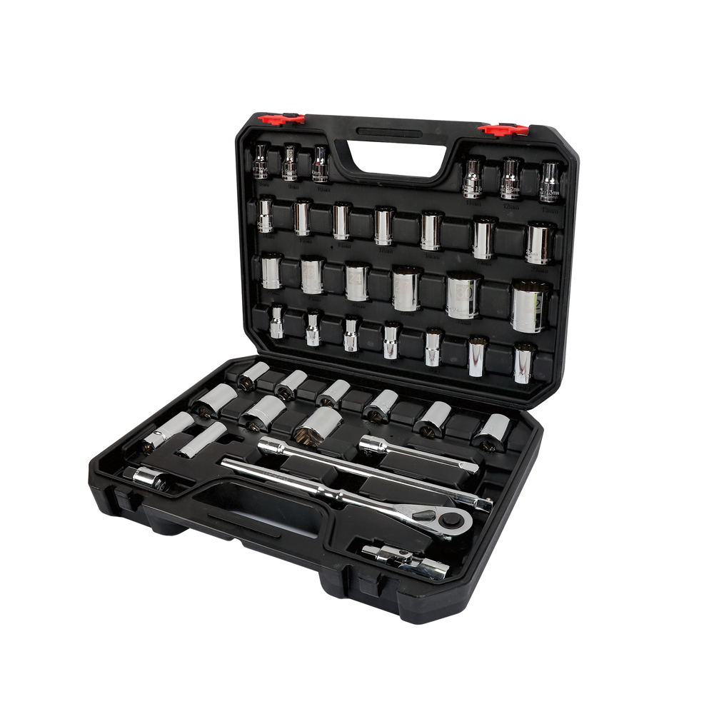 JUEGO DE DADOS Y ACCESORIOS CUADRO 1/2in COMBINADO 42PZS URRE URREA 5400CB - Mersol Sureste México