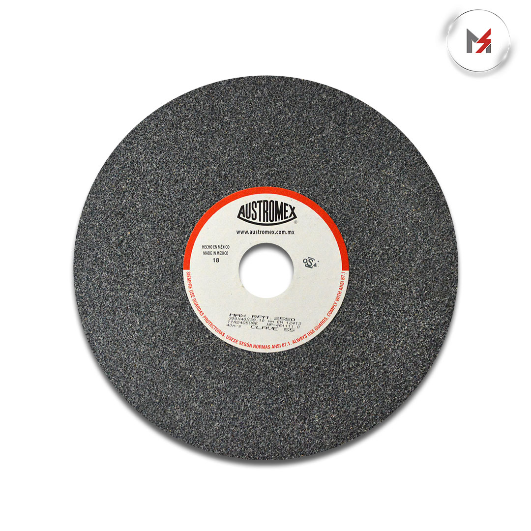 RUEDA ABRASIVA PARA ESMERIL 12 x 1-1/2 x 1-1/2 TIPO 1 PARA M