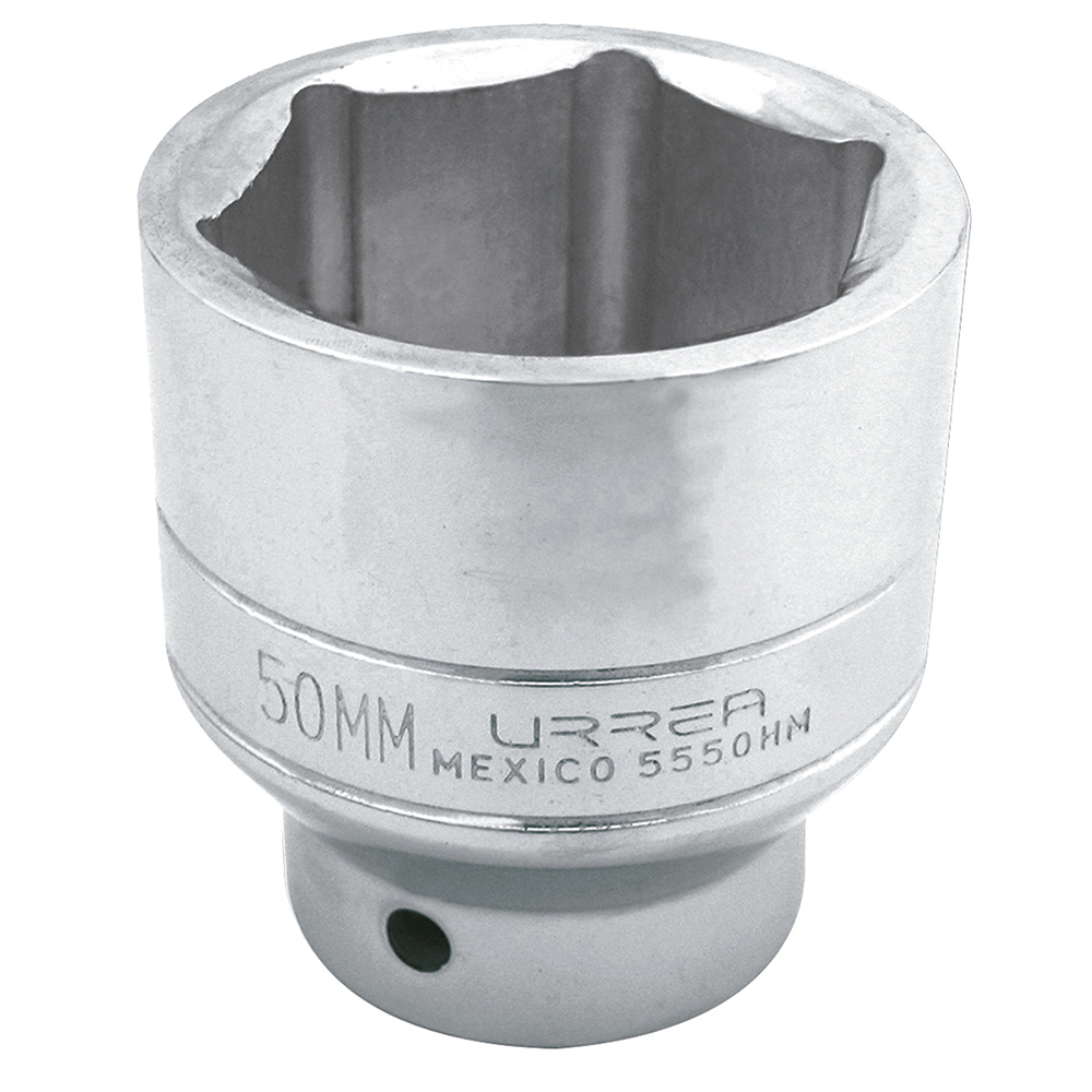 DADO METRICO CUADRO DE 3/4in 6 PUNTAS 50 MM URREA URREA 5550HM - Mersol Sureste México