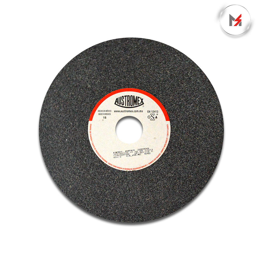 RUEDA ABRASIVA OXIDO DE ALUMINIO USO GENERAL 12"x 2"x 1-1/2" AUSTROMEX AUSTROMEX 66 - Mersol Sureste México