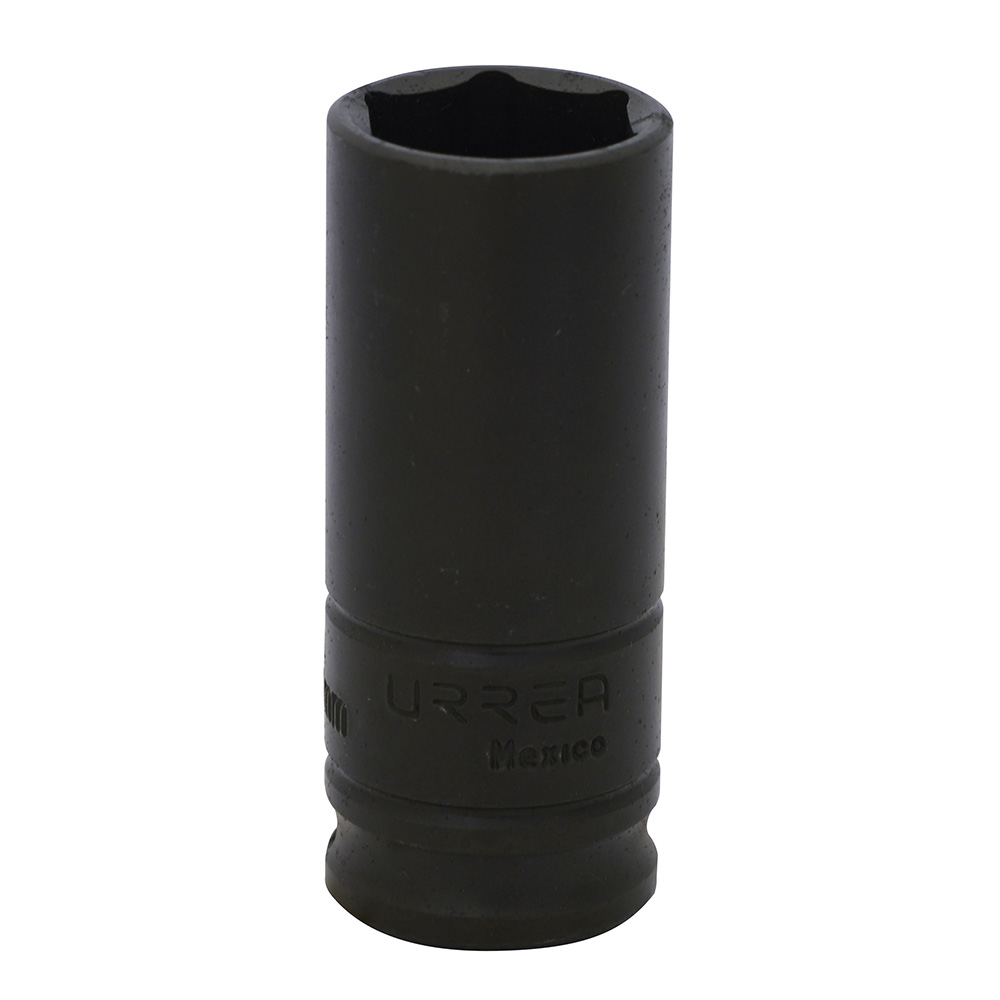 DADO IMPACTO LARGO METRICO CUADRO 3/8 6 PUNTAS 19 MM URREA URREA 7019M - Mersol Sureste México