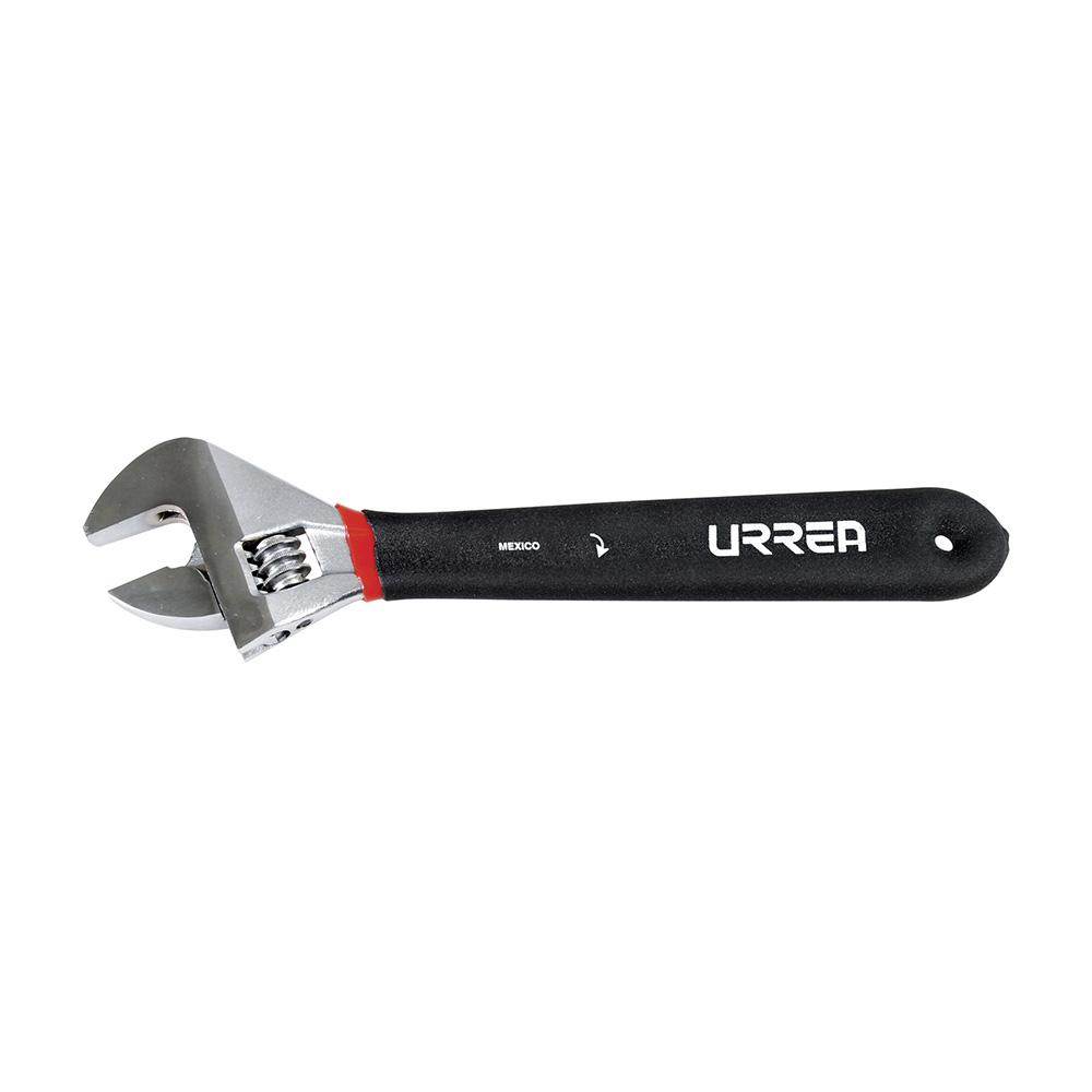 LLAVE AJUSTABLE CROMADA 4in RUBBER GRIP URREA URREA 704G - Mersol Sureste México