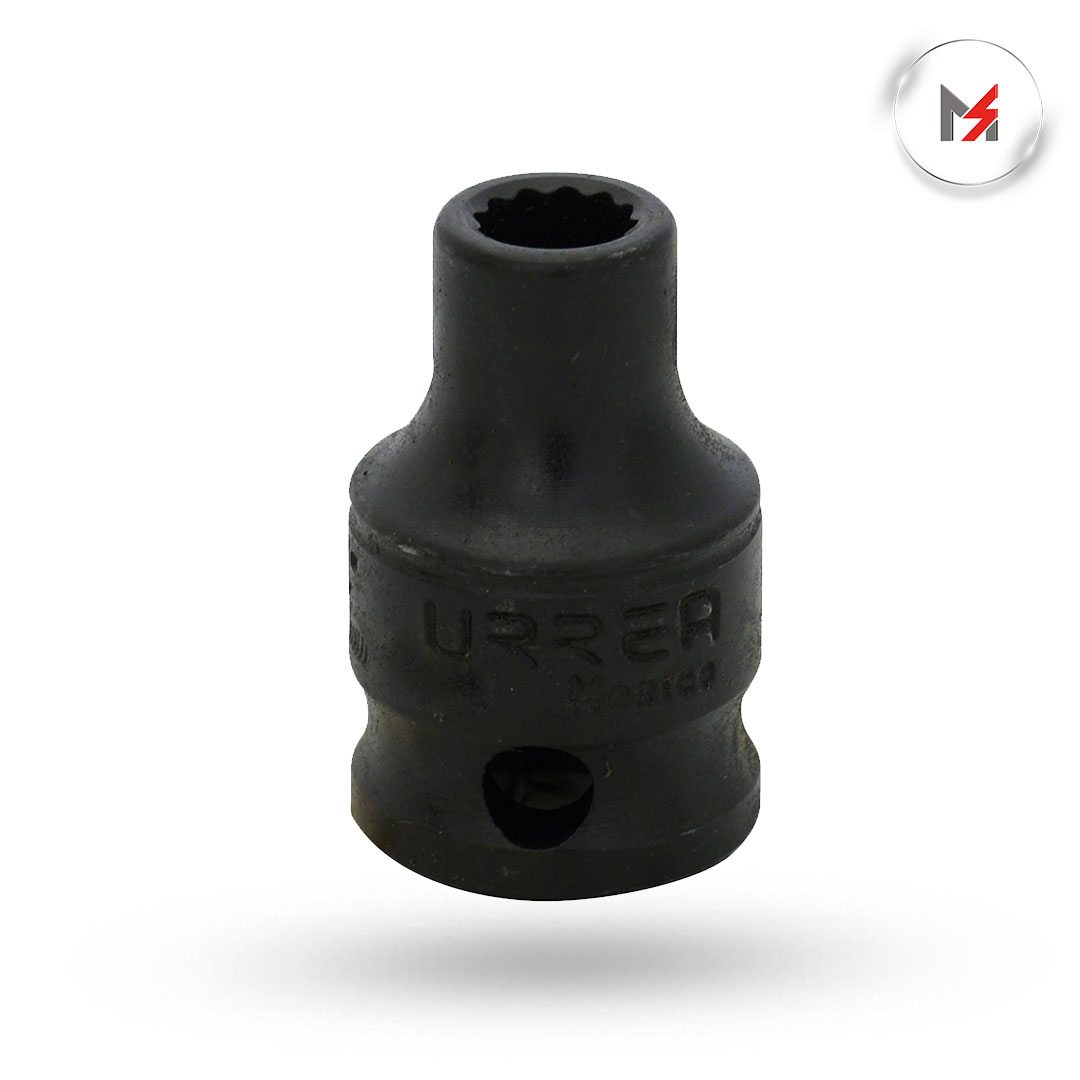 DADO IMPACTO 3/8in 12 PUNTAS 3/8in URREA URREA 7212 - Mersol Sureste México