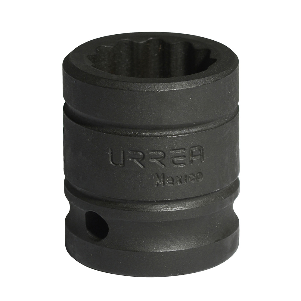 DADO IMPACTO CUADRO 1/2 12 PUNTAS METRICO 18MM URREA URREA 7418MT - Mersol Sureste México